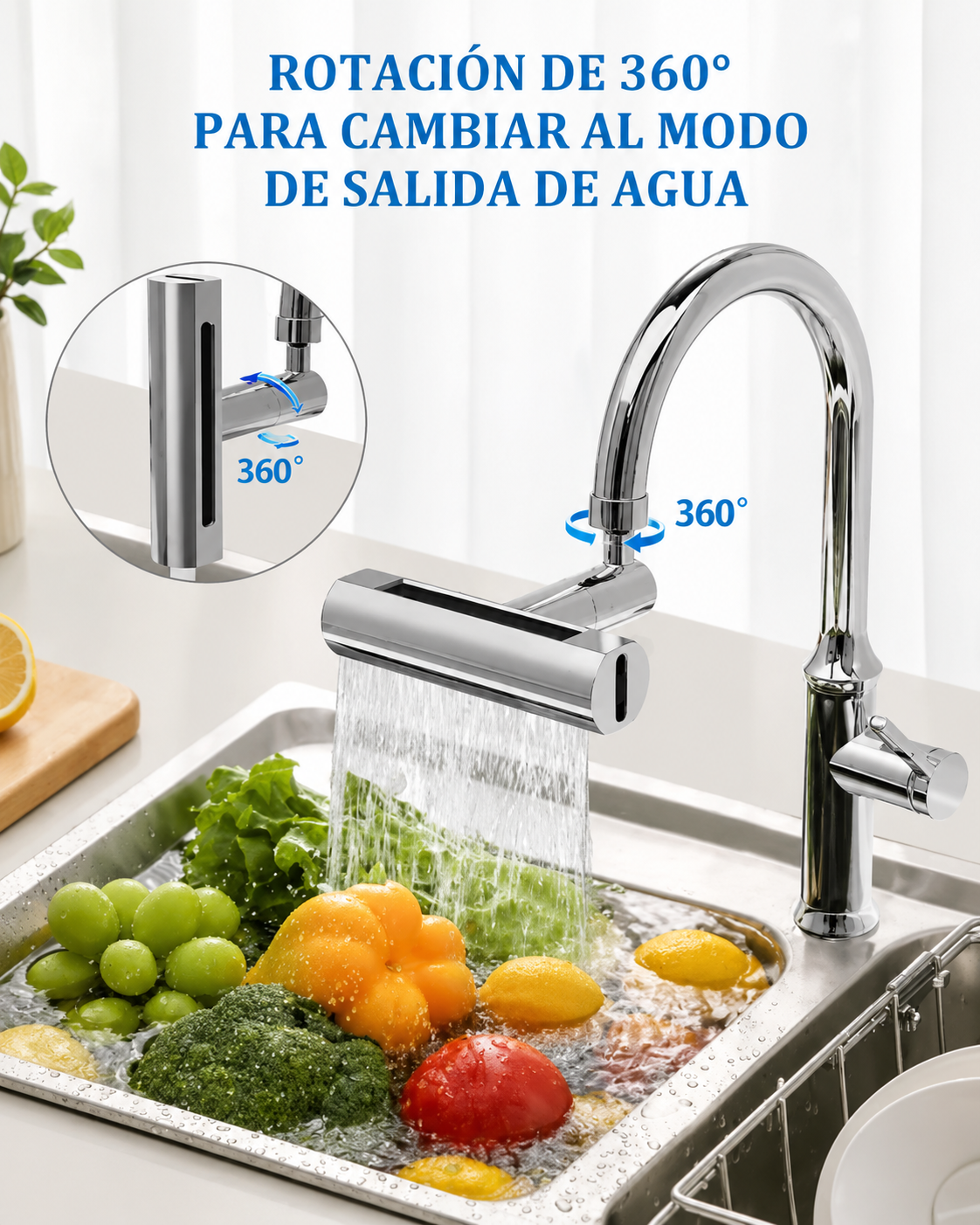 Llave Giratoria 4 Modos